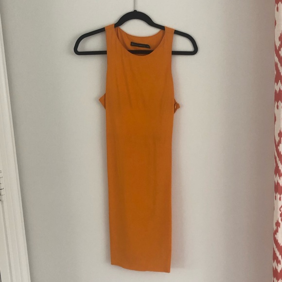 Zara Bodycon in Tangerine - XS - Picture 2 of 3